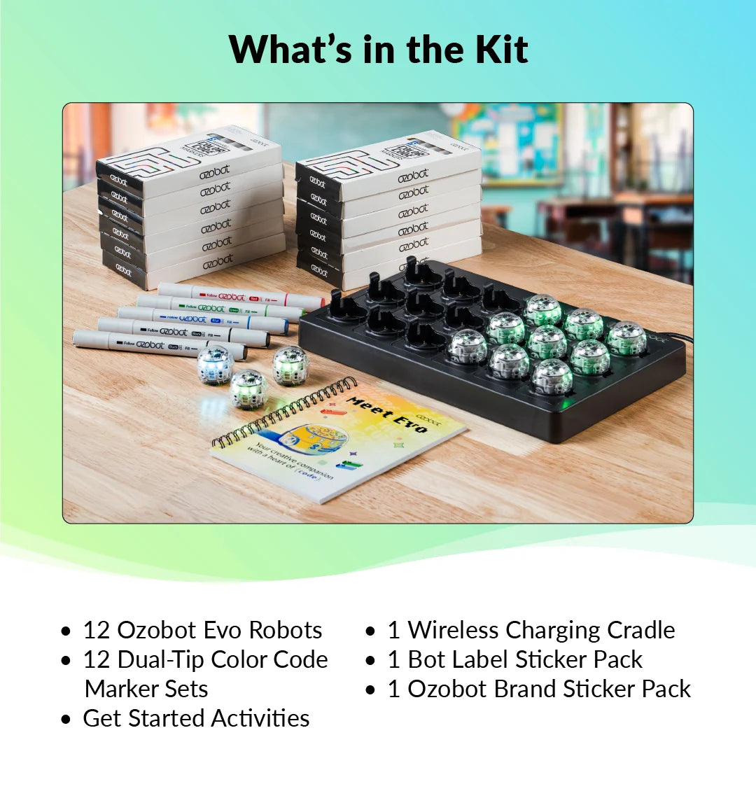 Ozobot Evo Classroom Kit - 12 Bots