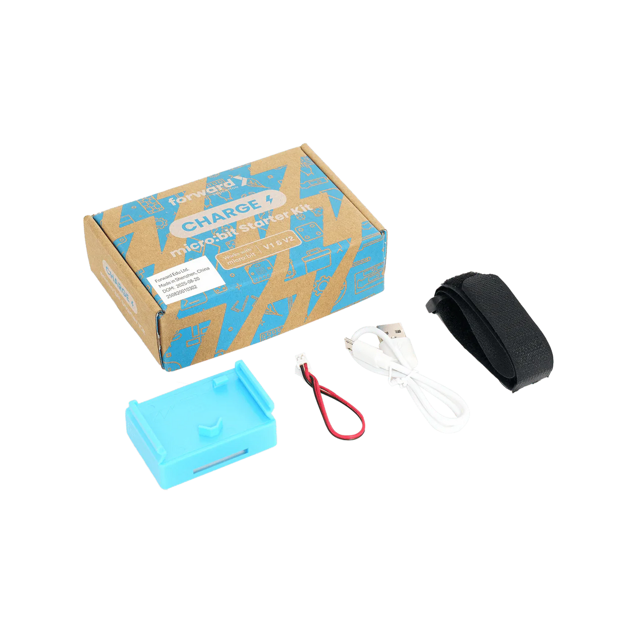 Forward Education CHARGE 充電電池組 Rechargeable Battery Pack for micro:bit(不含 micro:bit V2主板)