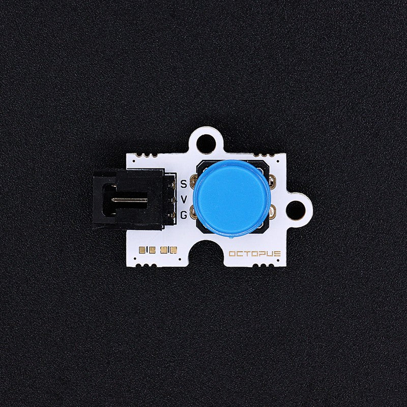 Octopus Digital PushButton Brick OBPushButton - Blue - CLASSROOM eShop
