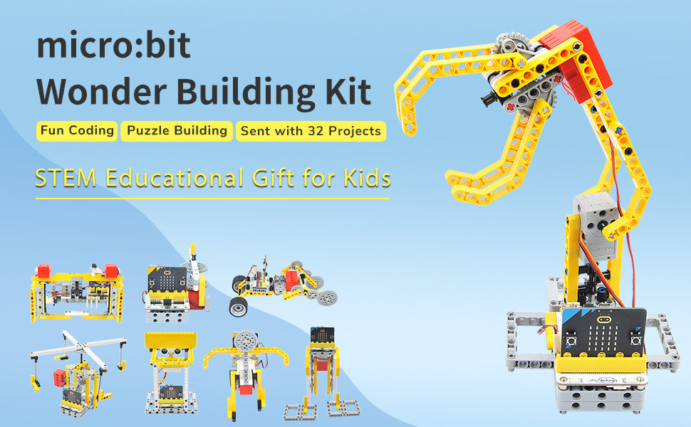 ELECFREAKS micro:bit 32 IN 1 Wonder Building Kit (Without micro:bit Board)