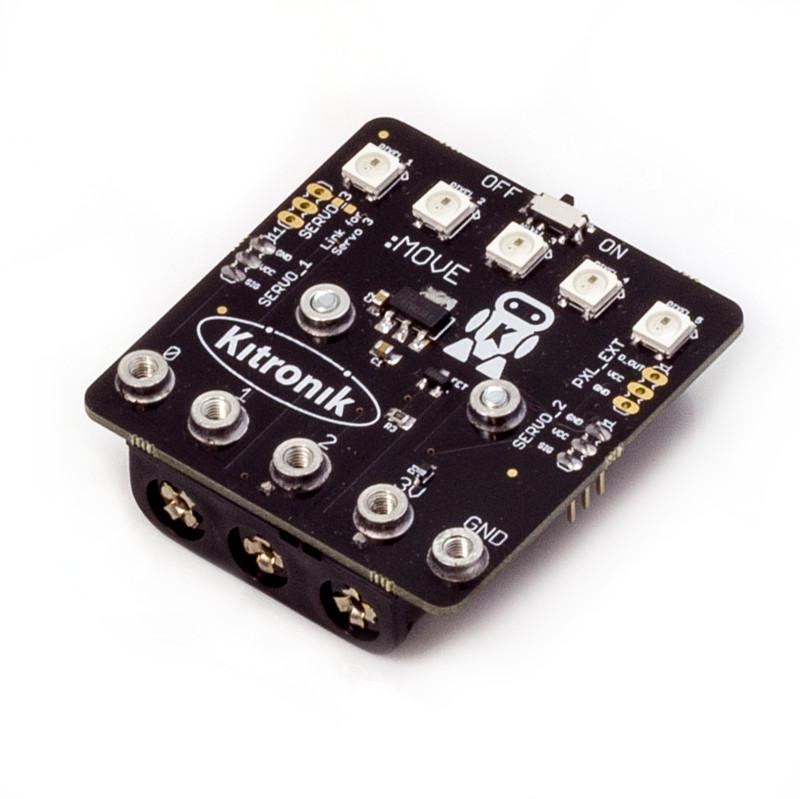 Kitronik Servo:Lite board for :MOVE mini