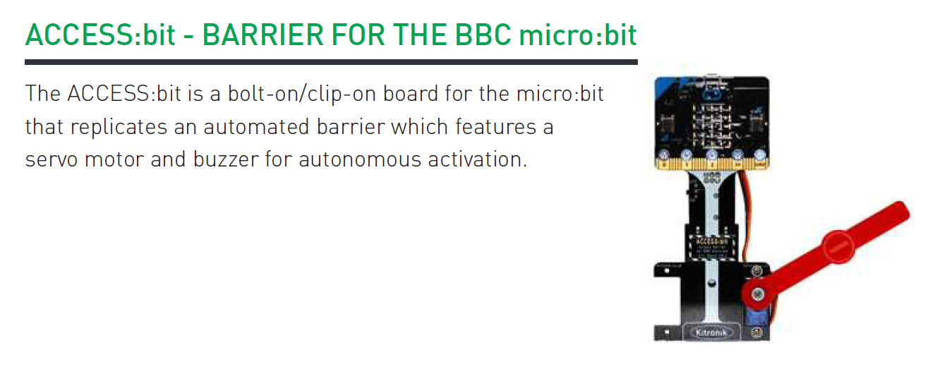 Access:bit with micro:bit board