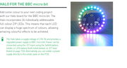 Kitronik Halo with micro:bit board