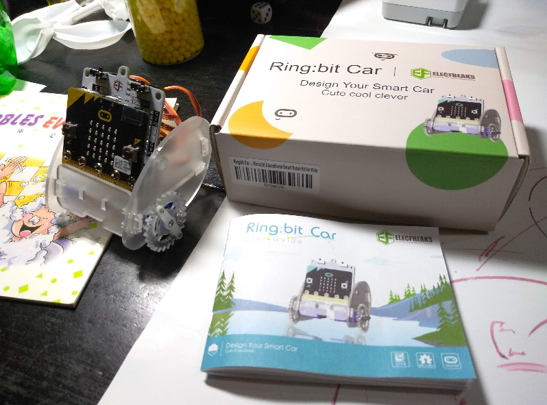 Ring Bit V1 with micro:bit board