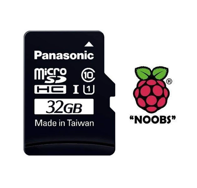 32GB Micro SD Card Pre-Programmed with NOOBS, Class A1 with SD Adapter, Jewel Case
