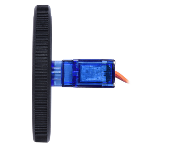 Micro Continuous Rotation Servo & Wheel - for micro:bit - CLASSROOM eShop