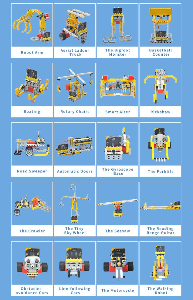 ELECFREAKS micro:bit 32 IN 1 Wonder Building Kit (Without micro:bit Board)