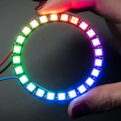Adafruit NeoPixel Ring - RGB LED w/ Integrated Drivers - 24 pixel - CLASSROOM eShop
