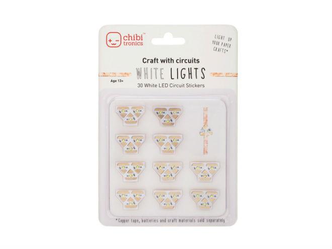 White LEDs MegaPack (30 stickers) - CLASSROOM eShop
